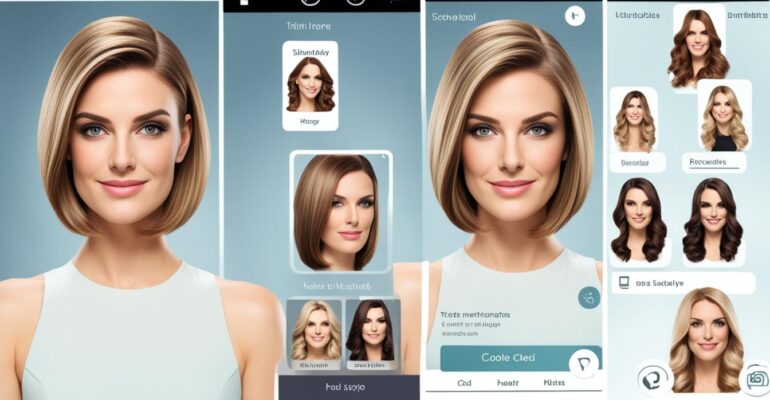 Teste Novos Cortes com o Aplicativo de Cabelo