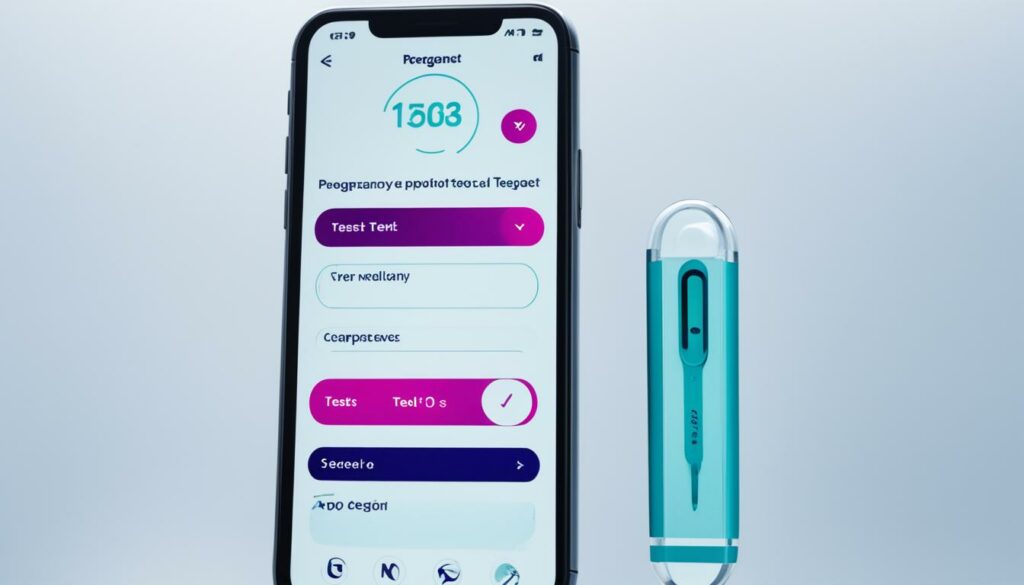 aplicativo de teste de gravidez