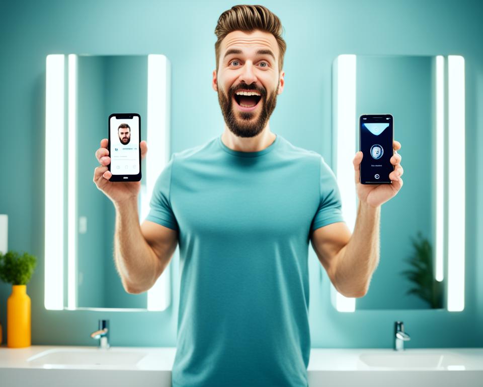 app que muda seu cabelo e barba