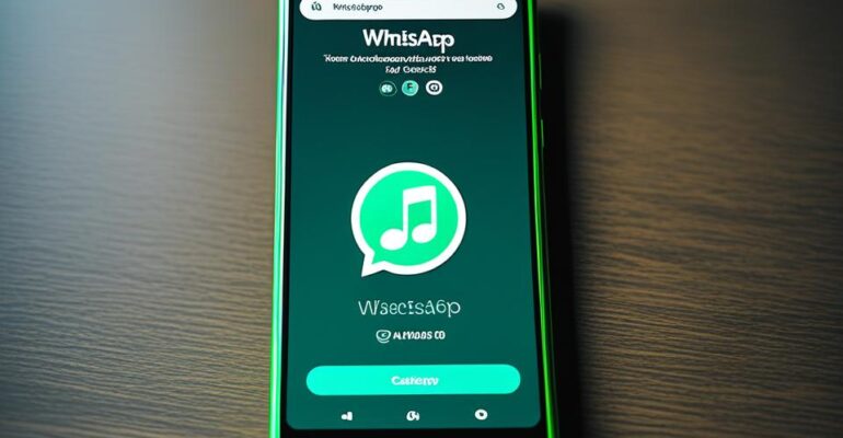 Coloque música no status do WhatsApp com app