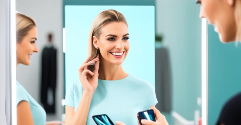 Experimente cortes com app simulador de cabelo