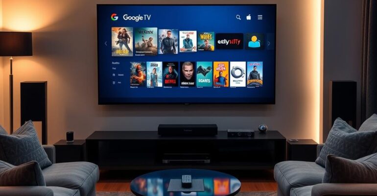 Transforme sua experiência de com Google TV