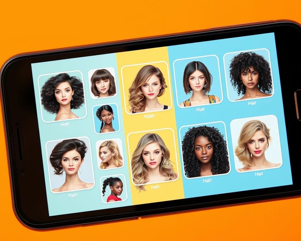 apps para simular cabelos