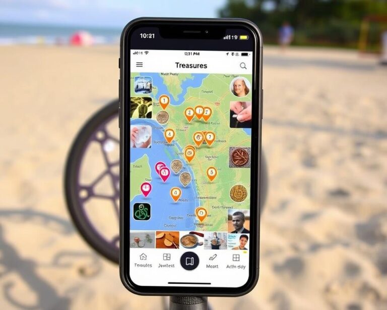 Encontre tesouros com este aplicativo detector de metais.