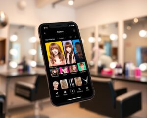 Aplicativo para cabelo