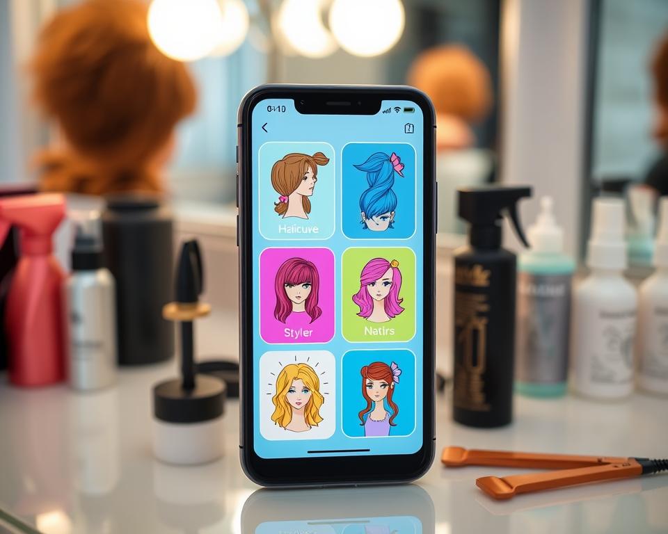 Aplicativos para cabelo