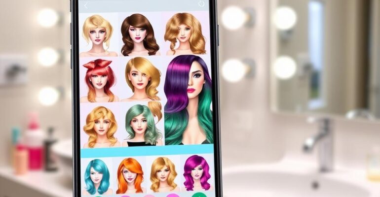 Aplicativo de cabelo: transforme seu visual agora!