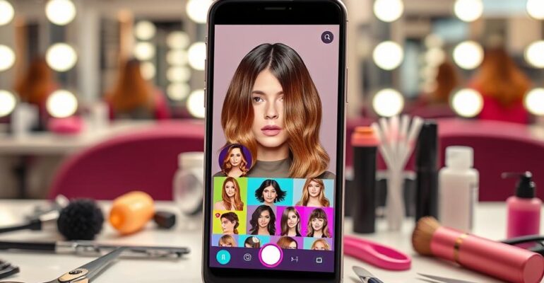 Aplicativo de cabelo: transforme seu visual agora!
