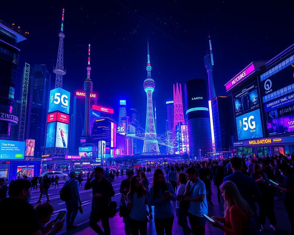 Aplicativo de conexão 5G