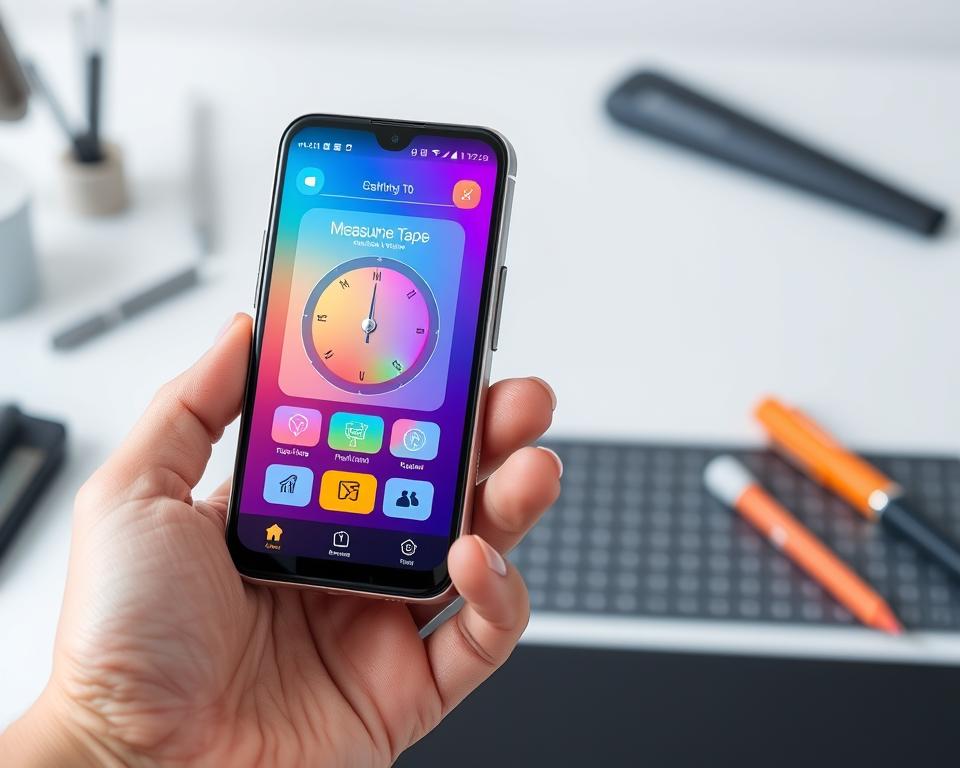 Aplicativo de trena digital