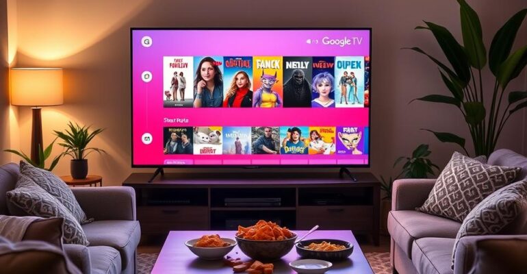Sua central de streaming e apps favoritos é na Google TV