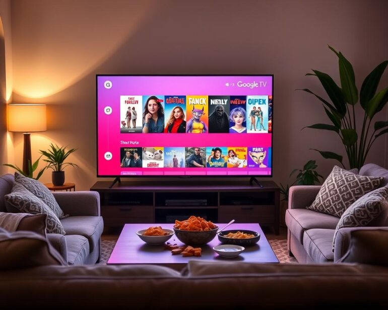 Sua central de streaming e apps favoritos é na Google TV