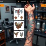 Simulador de tatuagem: Teste seu design virtual