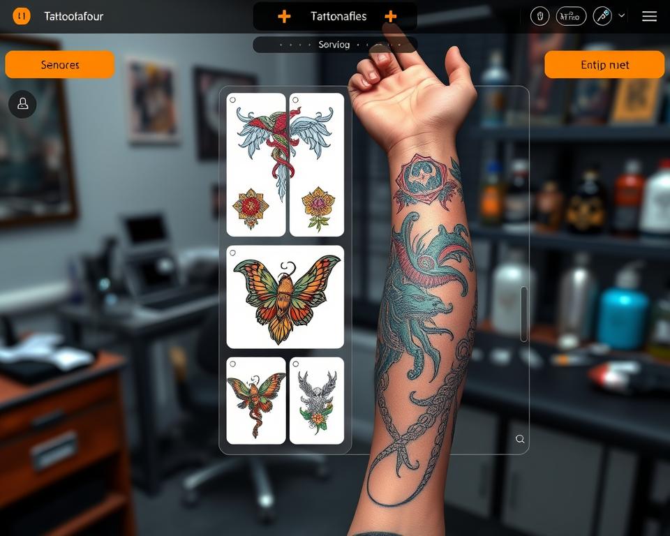 Simulador de tatuagem