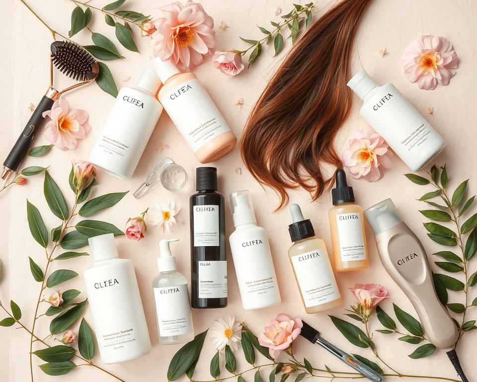 produtos capilares favoritos em aplicativo para cabelo