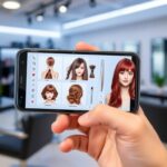 Aplicativo de mudança de visual capilar: Seu novo look