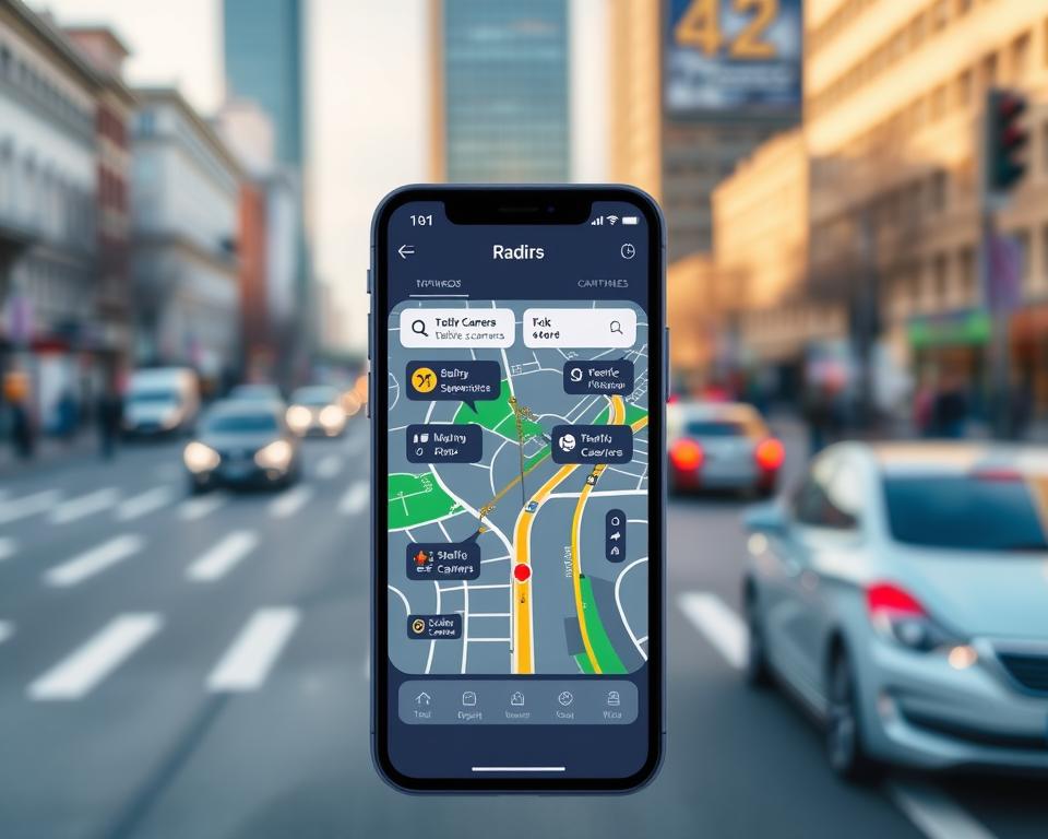 Aplicativo que mostra radar de transito