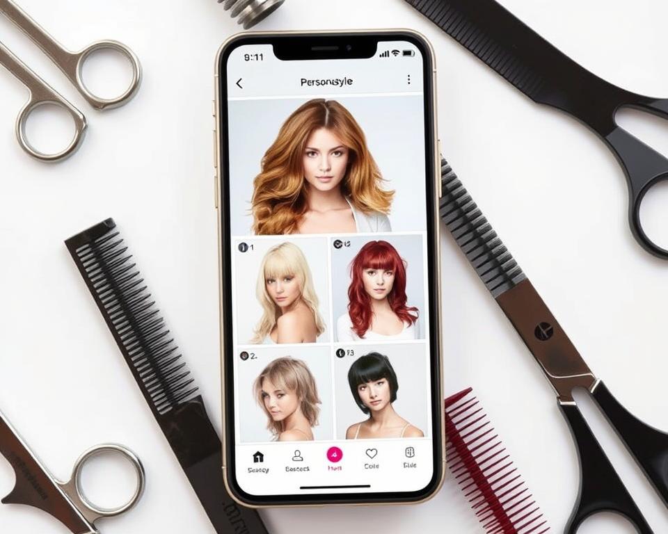 App para cortes de cabelo