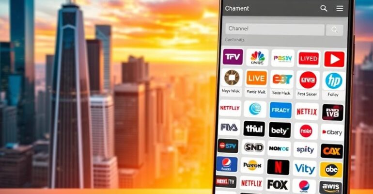 Aplicativo com 1000+ canais de TV grátis para você