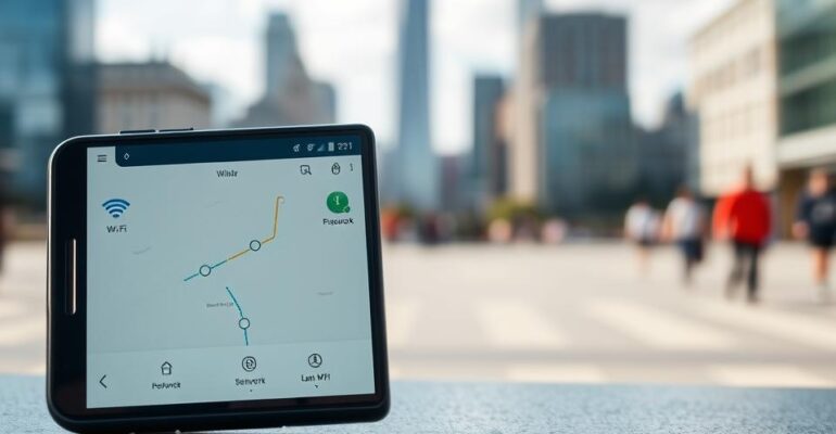 Aplicativo que localiza redes de Wi-Fi próximas a você