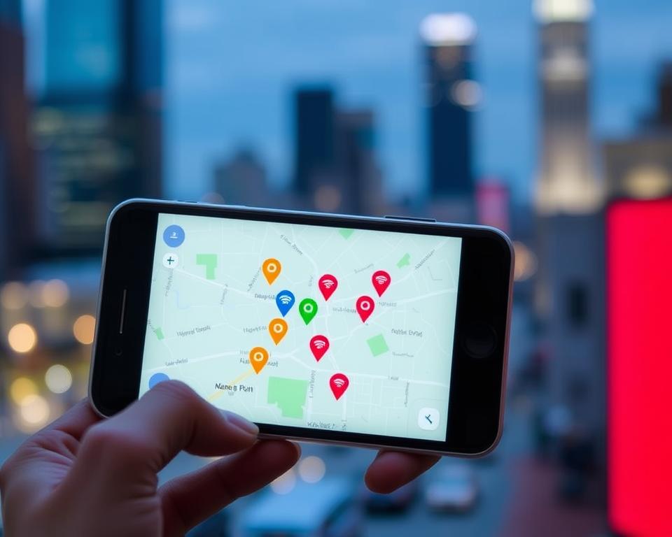 Aplicativo que localiza wi-fi públicos