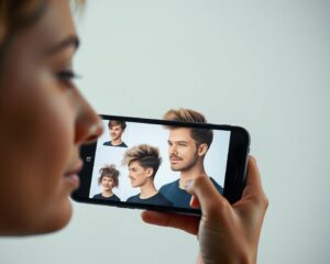 Experimente novos cortes de cabelo com este app