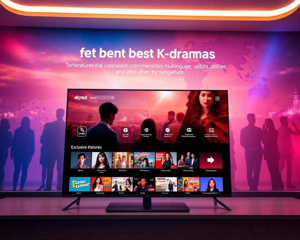 Recursos exclusivos da plataforma de streaming k-drama