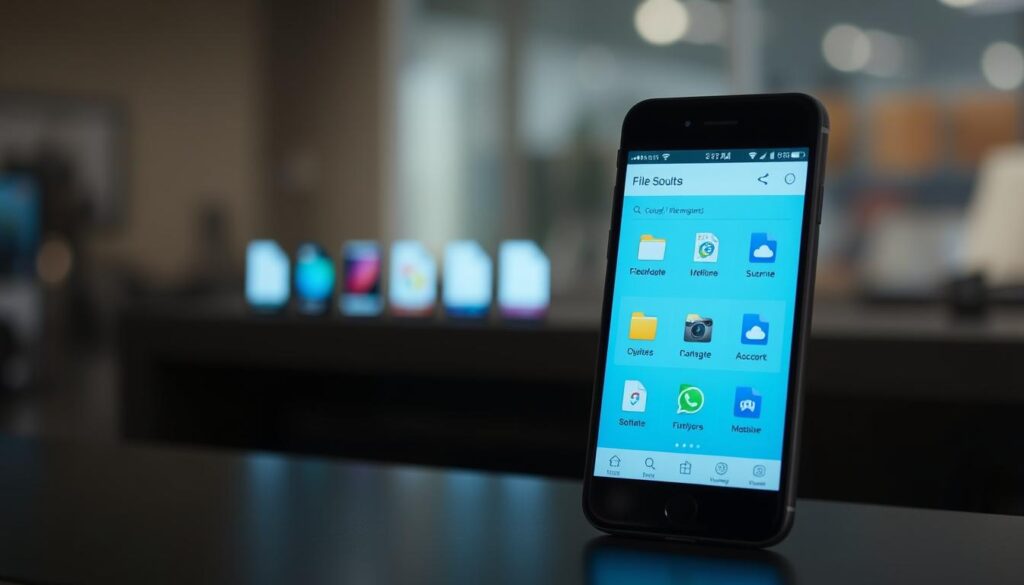 Gerenciador de arquivos para celular Gerenciador de arquivos para celular