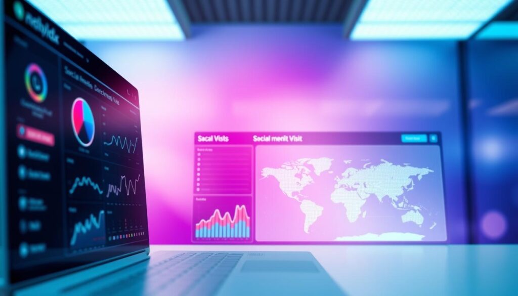 Análise de Visitas em Redes Sociais Análise de Visitas em Redes Sociais