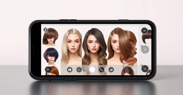 Use este app para simular diferentes cortes e cores