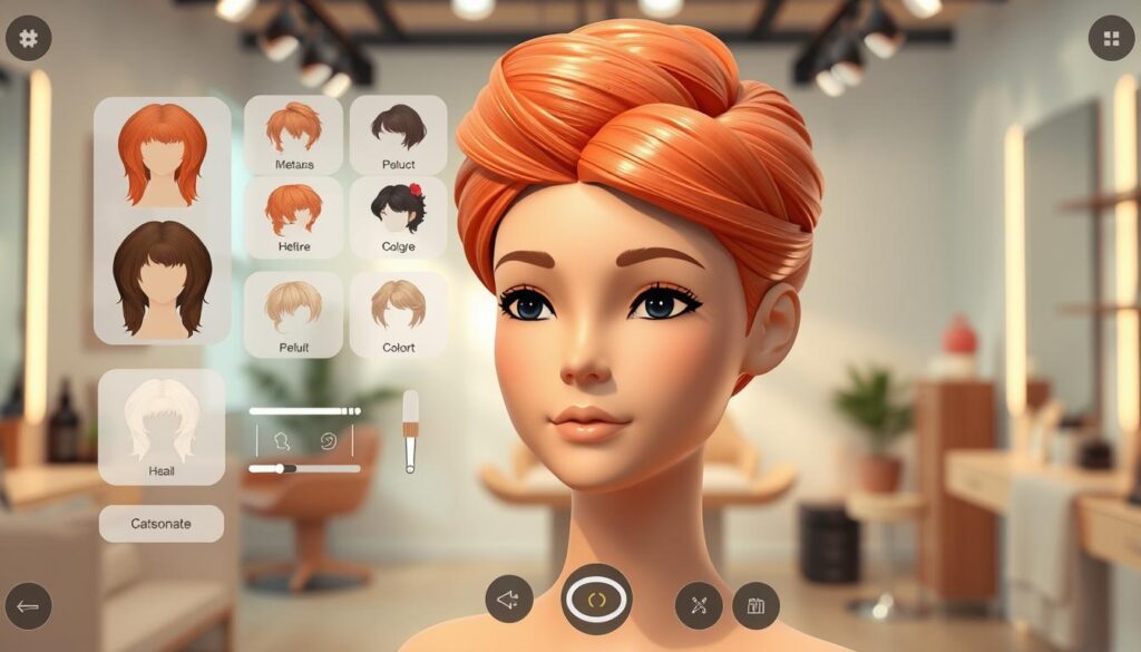 simulador corte cabelo com personalização simulador corte cabelo com personalização