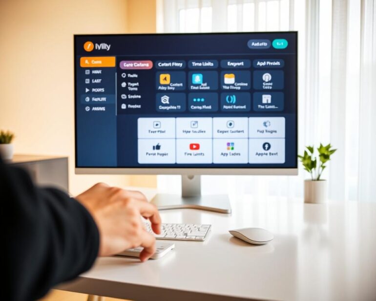Monitore com Aplicativo de Controle Parental