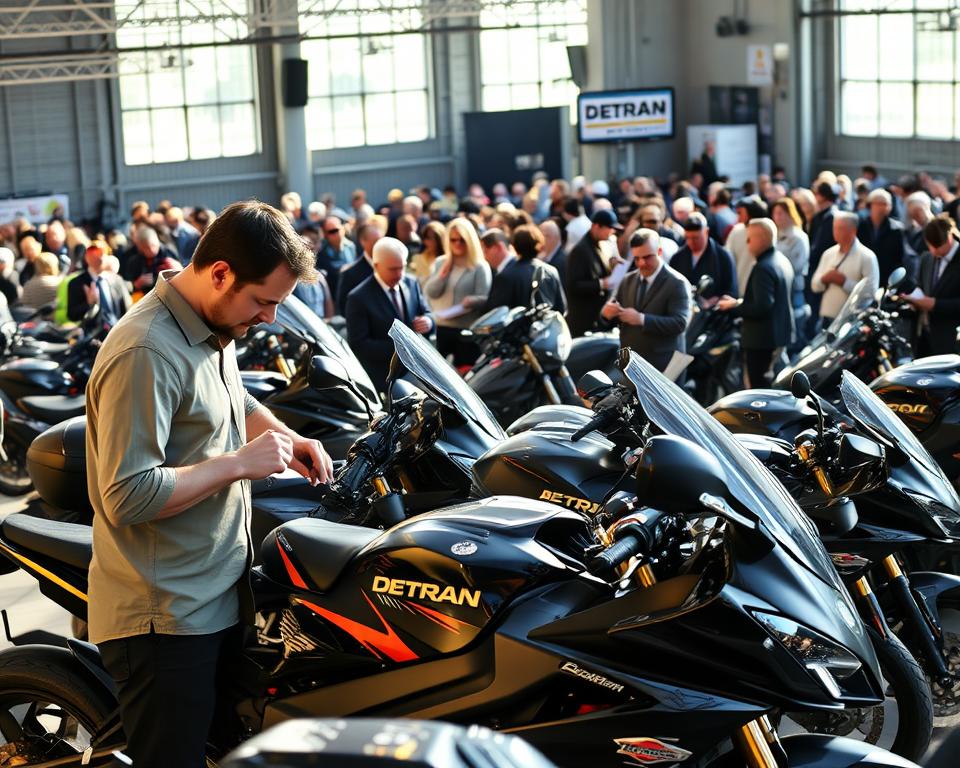Veja como comprar motos novas em leilão do DETRAN