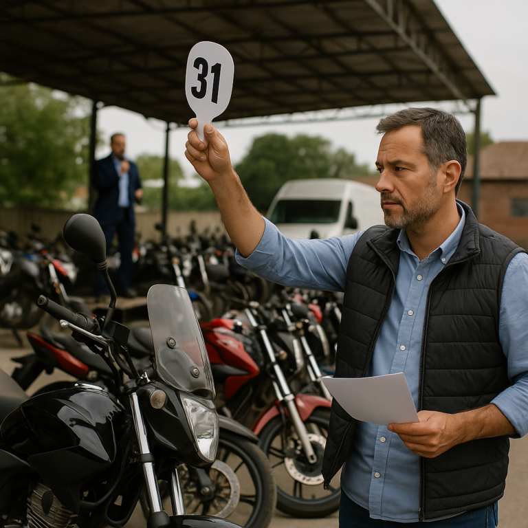 Leilão de Motos do Banco: Como Participar