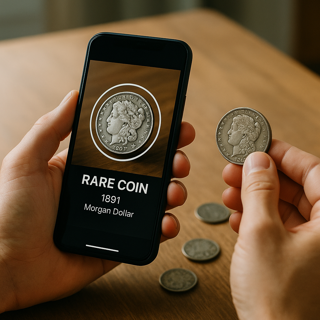 Aplicativo que Identifica Moedas Raras