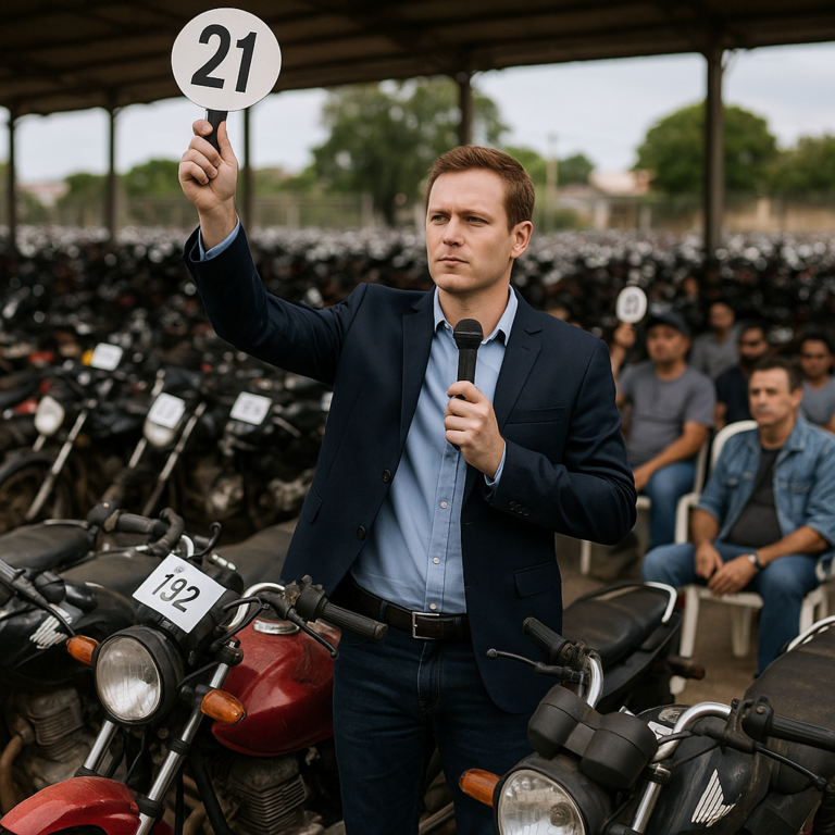 Leilão de Motos do DETRAN: Compre com Desconto