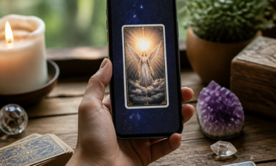 Aplicativo de Tarot Grátis que Revela sua Carta Mística Diária