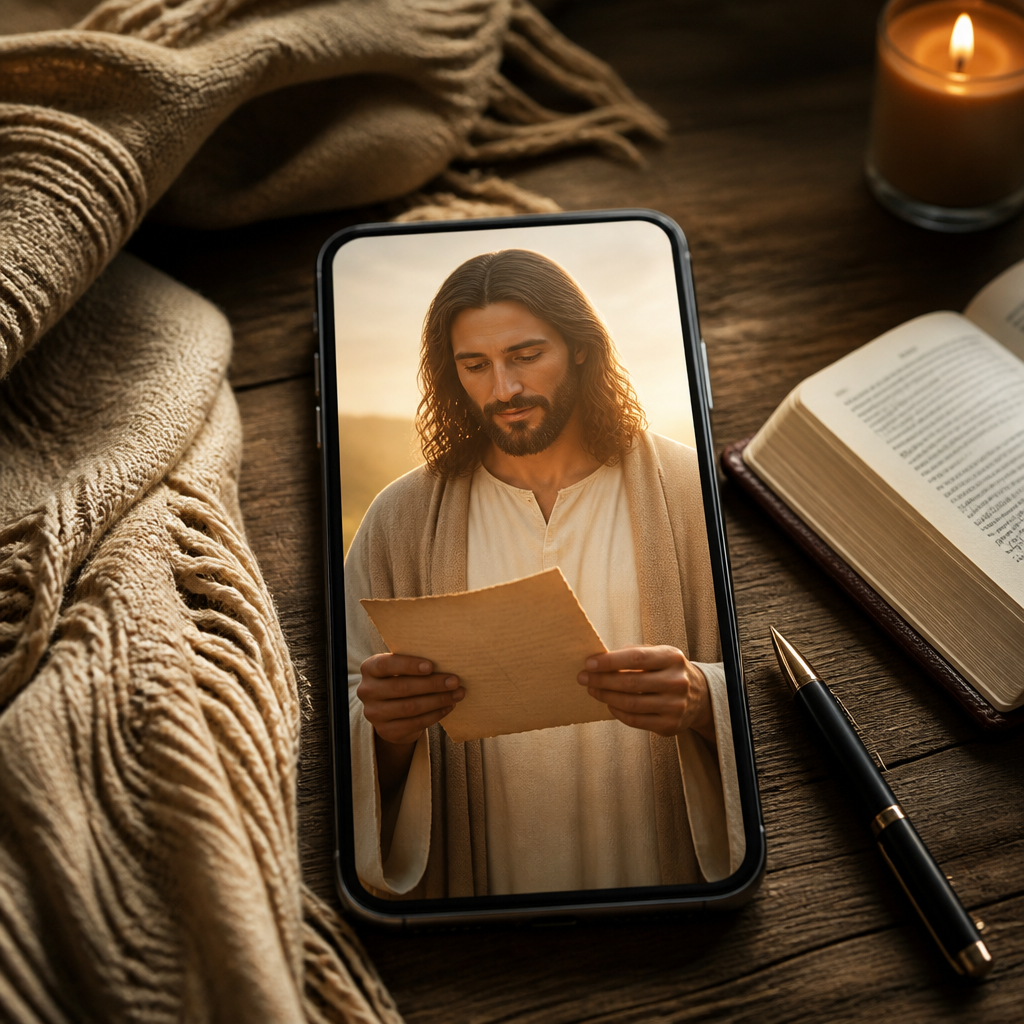App de Cartas de Jesus: Mensagens Inspiradoras