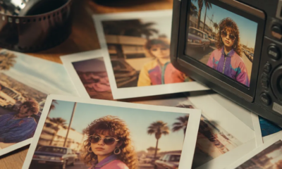 Vire uma foto nostálgica com filtros autênticos dos anos 80