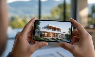 Visualize projetos de casas com inteligência artificial no iPhone