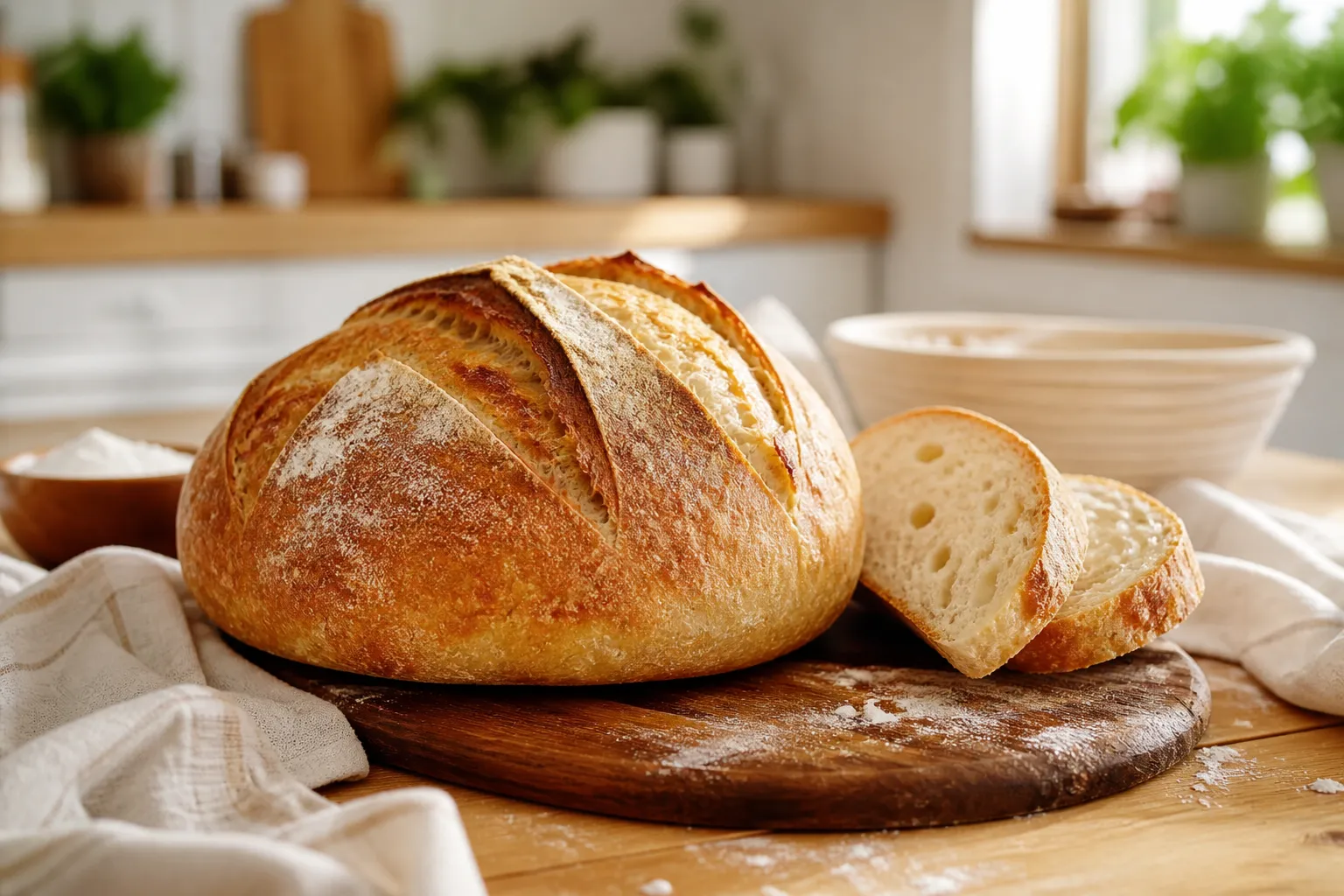 Como fazer pão caseiro macio e crocante em casa